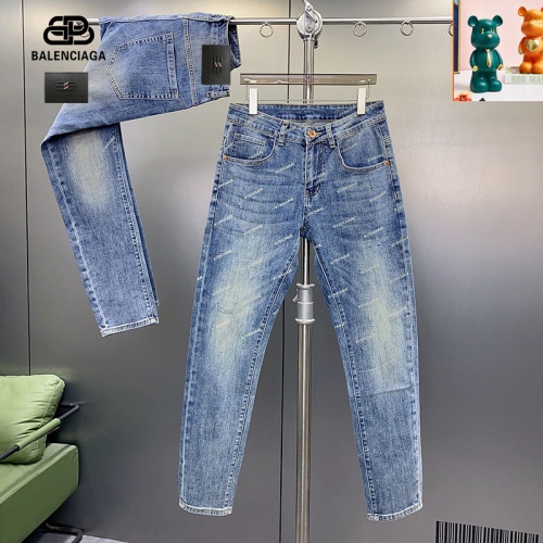 Replica Balenciaga Jeans For Men #1141801 $48.00 USD for Wholesale