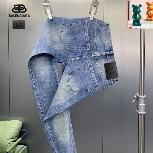 Replica Balenciaga Jeans For Men #1141801 $48.00 USD for Wholesale