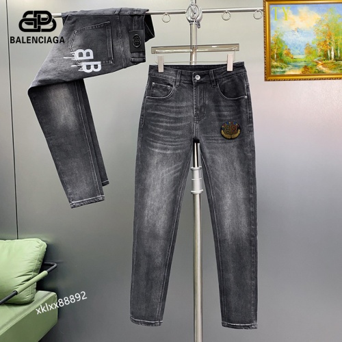 Replica Balenciaga Jeans For Men #1141834 $48.00 USD for Wholesale