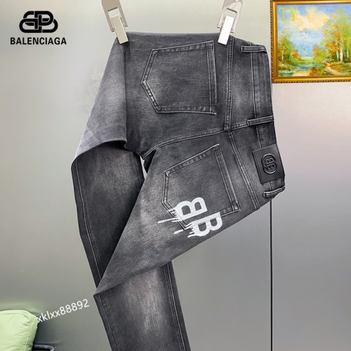 Replica Balenciaga Jeans For Men #1141834 $48.00 USD for Wholesale