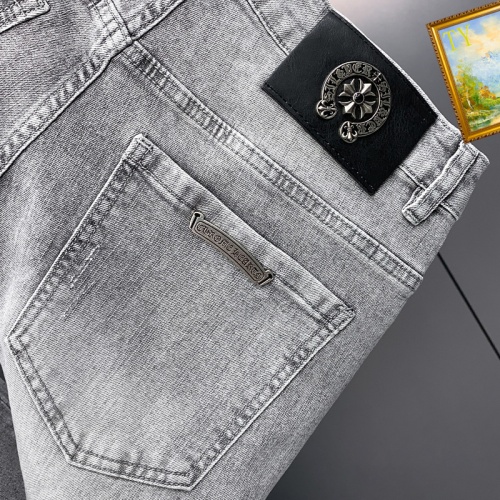 Replica Chrome Hearts Jeans For Men #1141851 $48.00 USD for Wholesale
