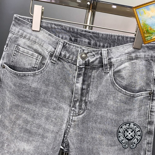 Replica Chrome Hearts Jeans For Men #1141851 $48.00 USD for Wholesale