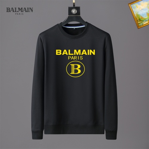 Replica Balmain Hoodies Long Sleeved For Men #1141947, $40.00 USD, [ITEM#1141947], Replica Balmain Hoodies outlet from China