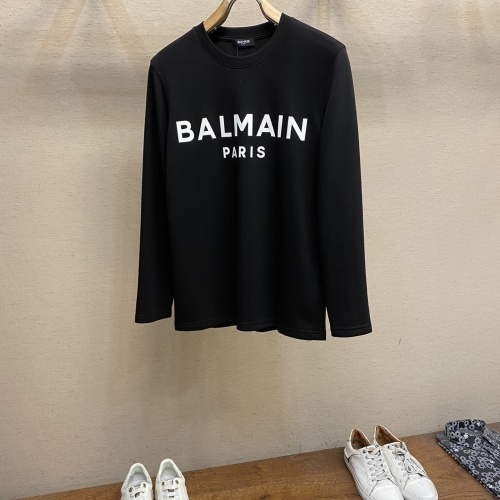 Replica Balmain T-Shirts Long Sleeved For Unisex #1141972, $88.00 USD, [ITEM#1141972], Replica Balmain T-Shirts outlet from China
