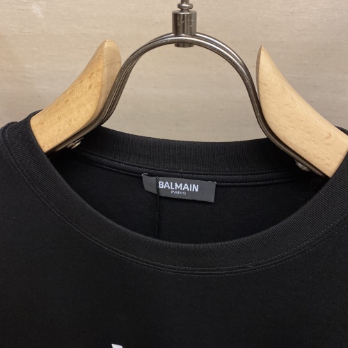 Replica Balmain T-Shirts Long Sleeved For Unisex #1141972 $88.00 USD for Wholesale