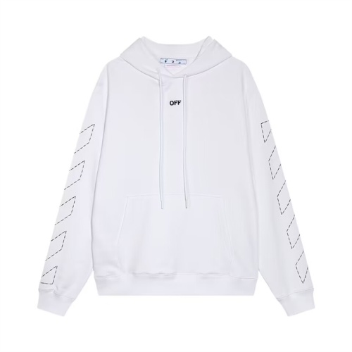 Replica Off-White Hoodies Long Sleeved For Unisex #1142247 $72.00 USD for Wholesale