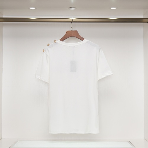 Replica Balmain T-Shirts Short Sleeved For Unisex #1142310 $32.00 USD for Wholesale