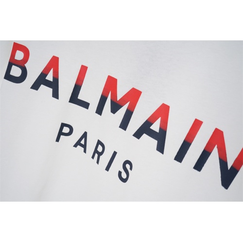 Replica Balmain T-Shirts Short Sleeved For Unisex #1142310 $32.00 USD for Wholesale