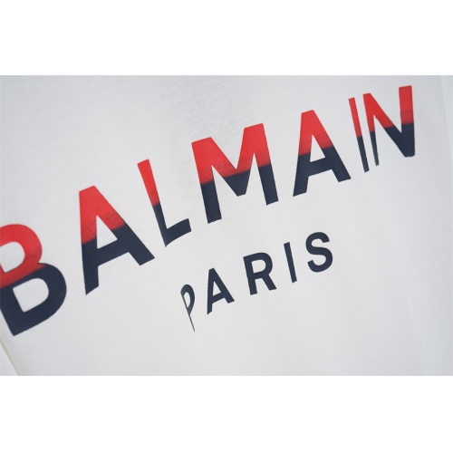 Replica Balmain T-Shirts Short Sleeved For Unisex #1142310 $32.00 USD for Wholesale