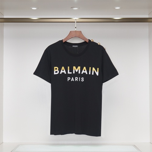 Replica Balmain T-Shirts Short Sleeved For Unisex #1142312, $32.00 USD, [ITEM#1142312], Replica Balmain T-Shirts outlet from China