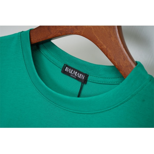Replica Balmain T-Shirts Short Sleeved For Unisex #1142313 $29.00 USD for Wholesale
