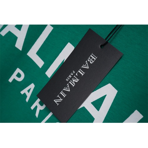 Replica Balmain T-Shirts Short Sleeved For Unisex #1142313 $29.00 USD for Wholesale