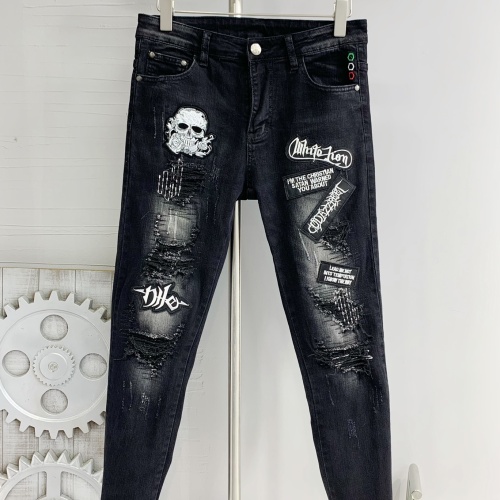 Replica Philipp Plein PP Jeans For Men #1142431, $52.00 USD, [ITEM#1142431], Replica Philipp Plein PP Jeans outlet from China