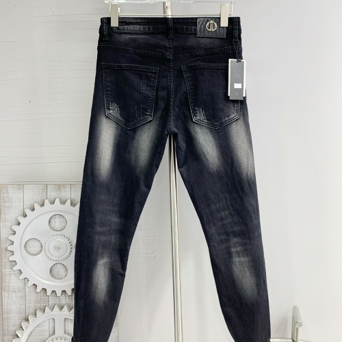 Replica Philipp Plein PP Jeans For Men #1142431 $52.00 USD for Wholesale