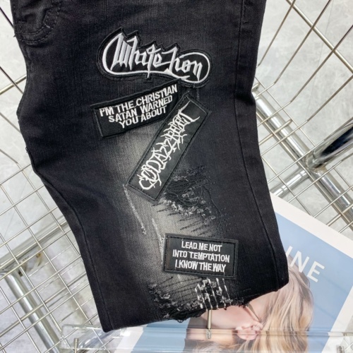 Replica Philipp Plein PP Jeans For Men #1142431 $52.00 USD for Wholesale