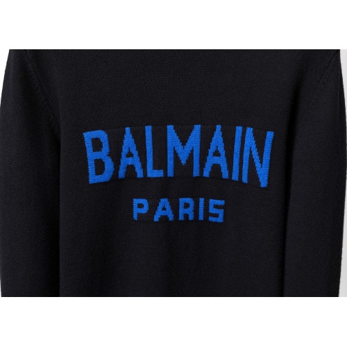 Replica Balmain Sweaters Long Sleeved For Men #1142444 $45.00 USD for Wholesale
