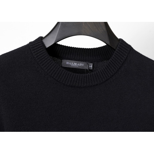 Replica Balmain Sweaters Long Sleeved For Men #1142444 $45.00 USD for Wholesale