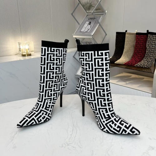 Replica Balmain Boots For Women #1143836 $96.00 USD for Wholesale