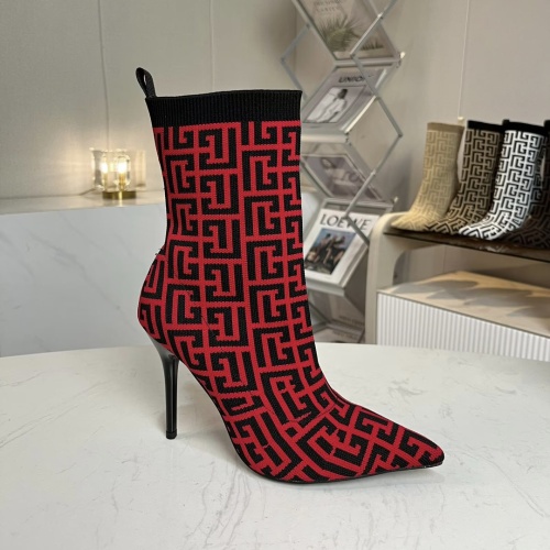 Replica Balmain Boots For Women #1143839 $96.00 USD for Wholesale