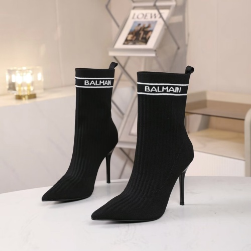 Replica Balmain Boots For Women #1143840, $96.00 USD, [ITEM#1143840], Replica Balmain Boots outlet from China