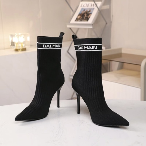 Replica Balmain Boots For Women #1143840 $96.00 USD for Wholesale