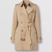 Burberry Trench Coat Long Sleeved For Women #1142009