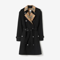 Burberry Trench Coat Long Sleeved For Women #1142035