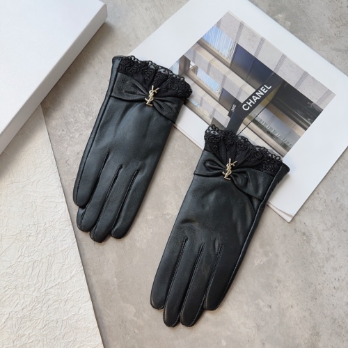 Replica Yves Saint Laurent Gloves For Women #1145107, $45.00 USD, [ITEM#1145107], Replica Yves Saint Laurent Gloves outlet from China