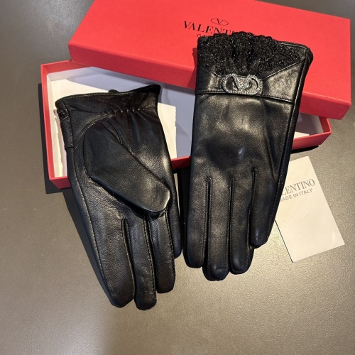 Replica Valentino Gloves For Women #1145111 $48.00 USD for Wholesale