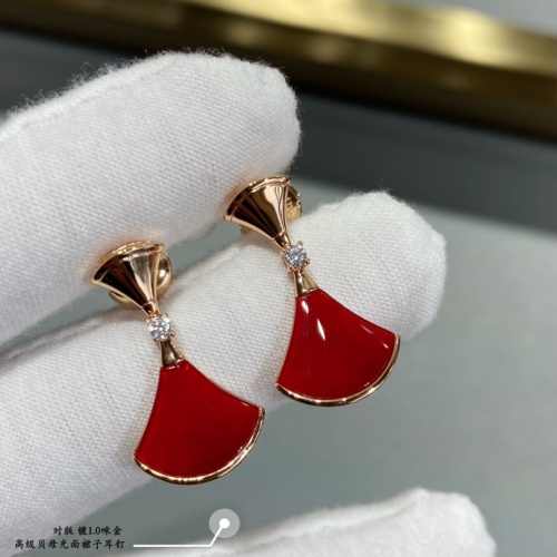 Replica Bvlgari Earrings For Women #1145129, $56.00 USD, [ITEM#1145129], Replica Bvlgari Earrings outlet from China