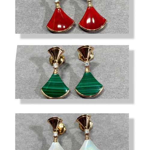 Replica Bvlgari Earrings For Women #1145129 $56.00 USD for Wholesale