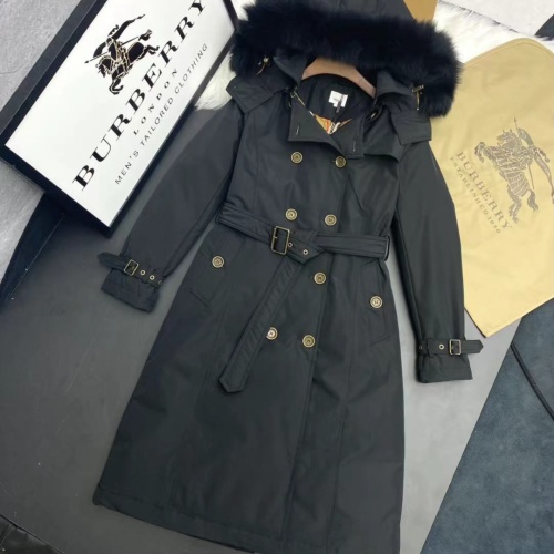 Replica Burberry Down Feather Coat Long Sleeved For Women #1145248, $280.99 USD, [ITEM#1145248], Replica Burberry Down Feather Coat outlet from China