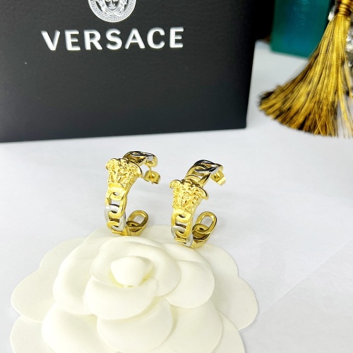 Replica Versace Earrings For Women #1145649 $25.00 USD for Wholesale