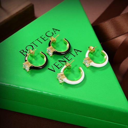 Replica Bottega Veneta Earrings For Women #1146155 $27.00 USD for Wholesale