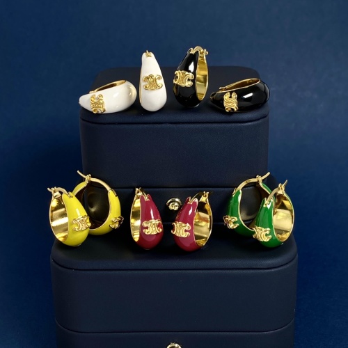 Replica Celine Earrings For Women #1146371 $32.00 USD for Wholesale