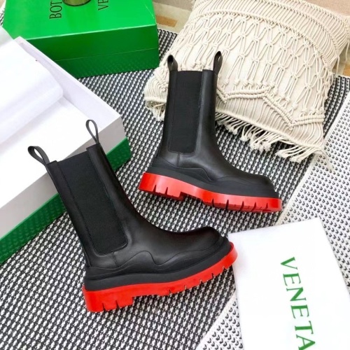 Replica Bottega Veneta BV Boots For Women #1146986 $125.00 USD for Wholesale
