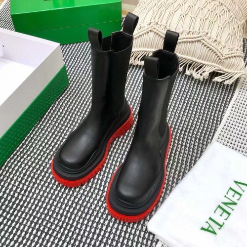 Replica Bottega Veneta BV Boots For Women #1146986 $125.00 USD for Wholesale