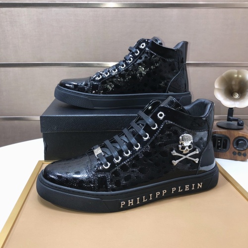 Replica Philipp Plein PP High Tops Shoes For Men #1148181, $88.00 USD, [ITEM#1148181], Replica Philipp Plein PP High Tops Shoes outlet from China