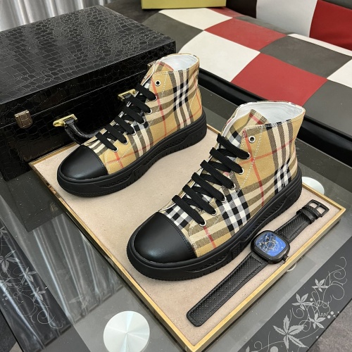 Replica Burberry High Tops Shoes For Men #1148267, $76.00 USD, [ITEM#1148267], Replica Burberry High Tops Shoes outlet from China