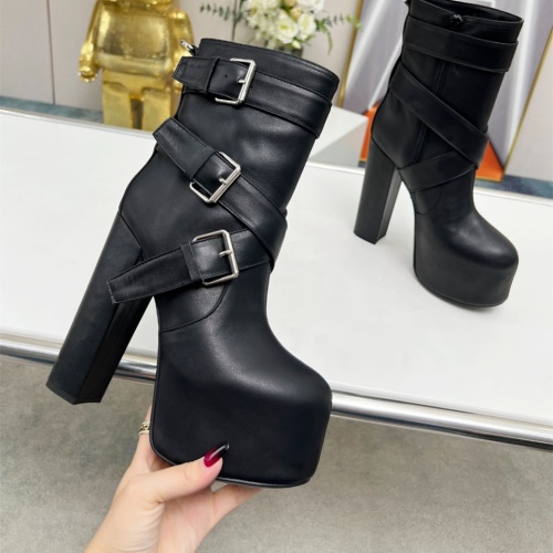 Replica Yves Saint Laurent YSL Boots For Women #1148367 $160.00 USD for Wholesale