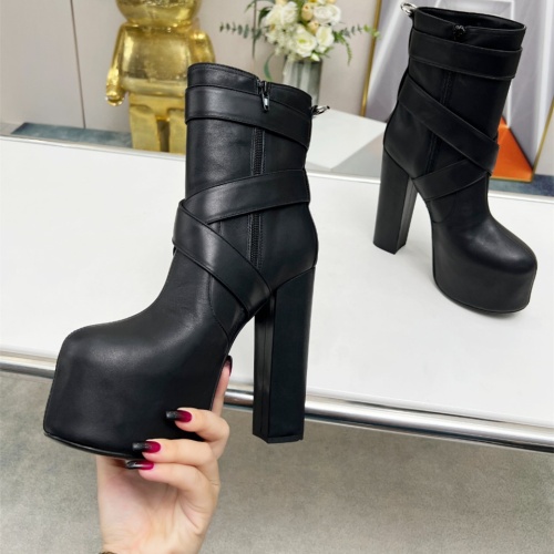 Replica Yves Saint Laurent YSL Boots For Women #1148367 $160.00 USD for Wholesale