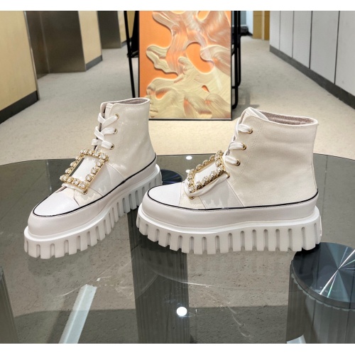 Replica Roger Vivier High Tops Shoes For Women #1148400 $105.00 USD for Wholesale