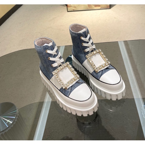 Replica Roger Vivier High Tops Shoes For Women #1148401 $105.00 USD for Wholesale