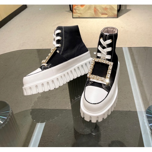 Replica Roger Vivier High Tops Shoes For Women #1148402 $105.00 USD for Wholesale