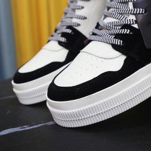Replica Off-White High Tops Shoes For Men #1148588 $105.00 USD for Wholesale
