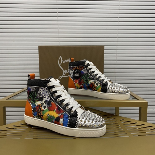 Replica Christian Louboutin High Top Shoes For Men #1148673, $92.00 USD, [ITEM#1148673], Replica Christian Louboutin High Top Shoes outlet from China