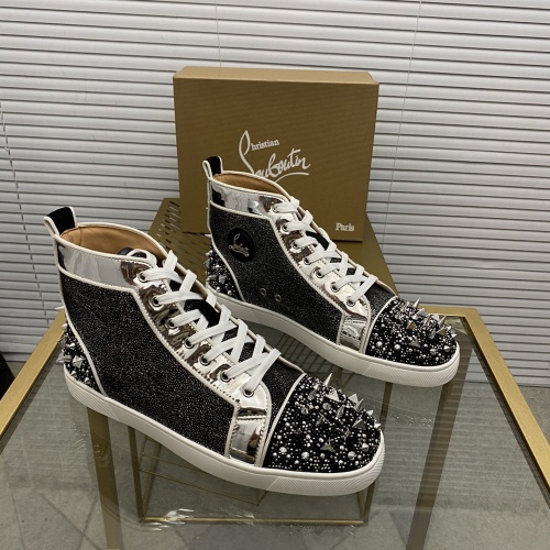 Replica Christian Louboutin High Top Shoes For Men #1148726, $98.00 USD, [ITEM#1148726], Replica Christian Louboutin High Top Shoes outlet from China