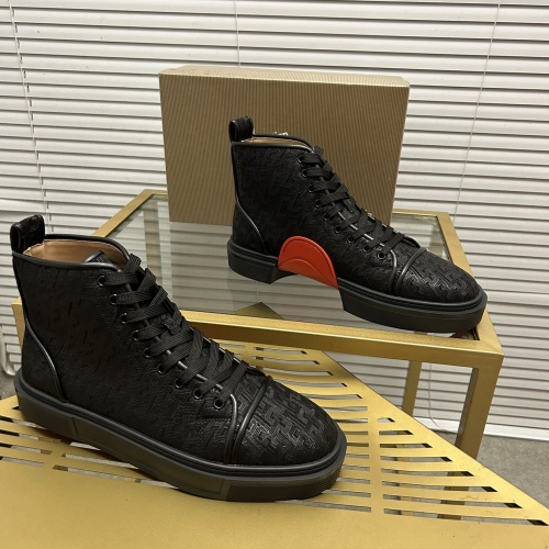 Replica Christian Louboutin High Top Shoes For Men #1148731, $98.00 USD, [ITEM#1148731], Replica Christian Louboutin High Top Shoes outlet from China