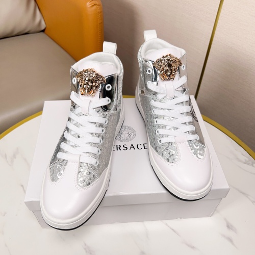 Replica Versace High Tops Shoes For Men #1149109 $80.00 USD for Wholesale