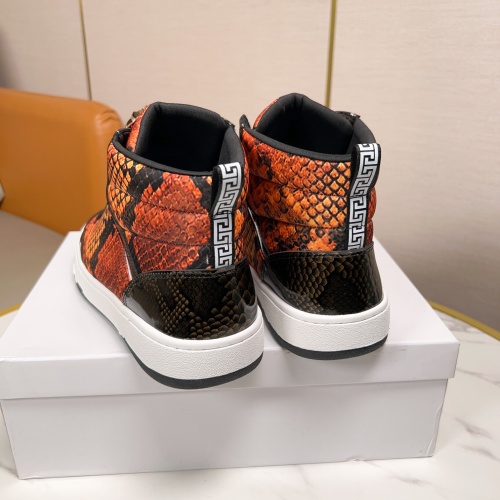 Replica Versace High Tops Shoes For Men #1149111 $80.00 USD for Wholesale